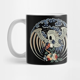 The graceful Chinese crane Mug